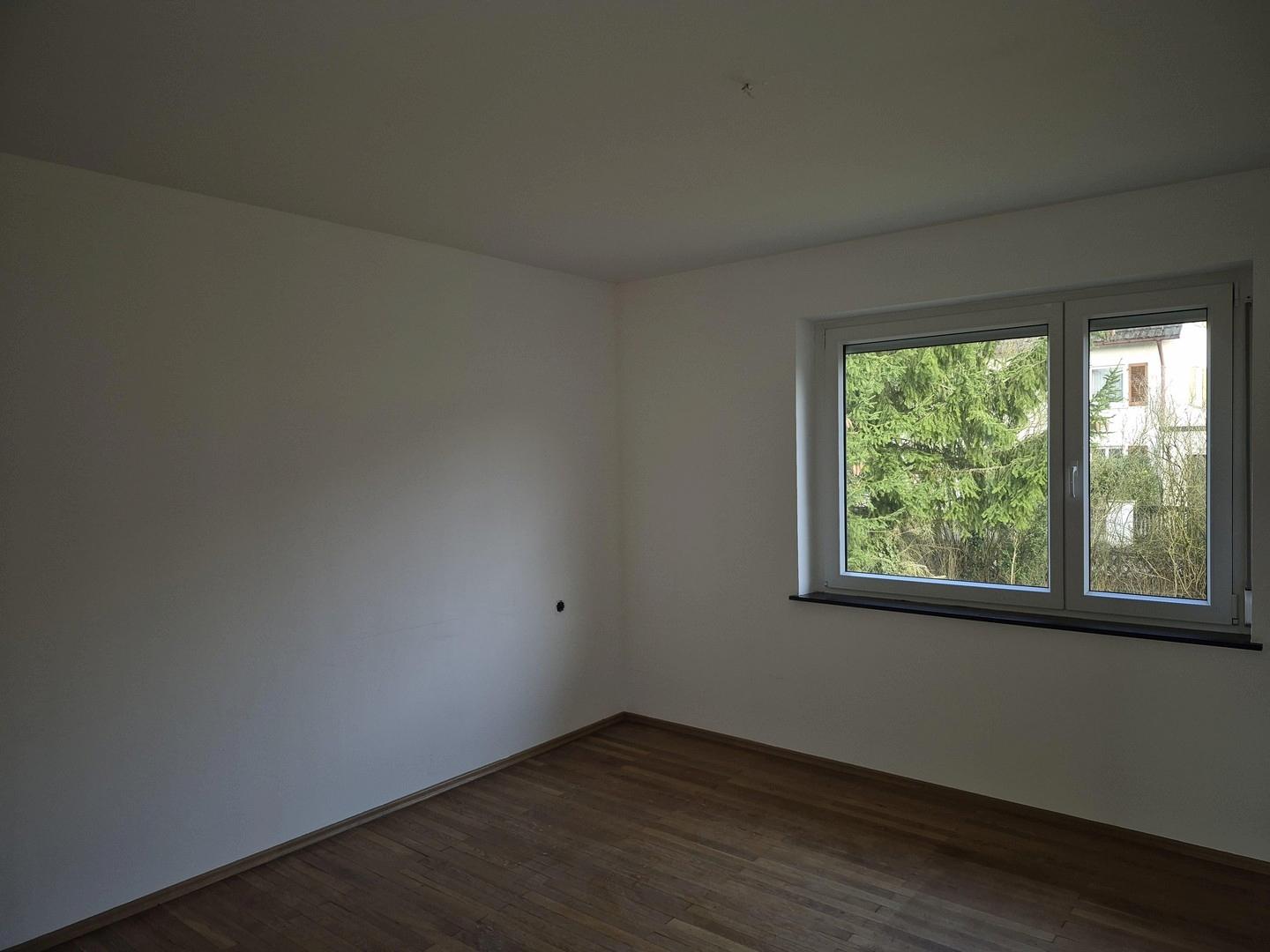 Schlafzimmer ins Grüne