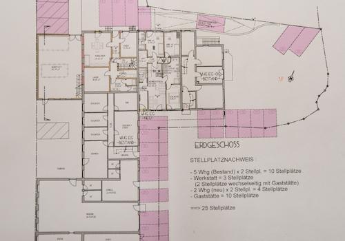 Plan: EG Stellplatznachweis