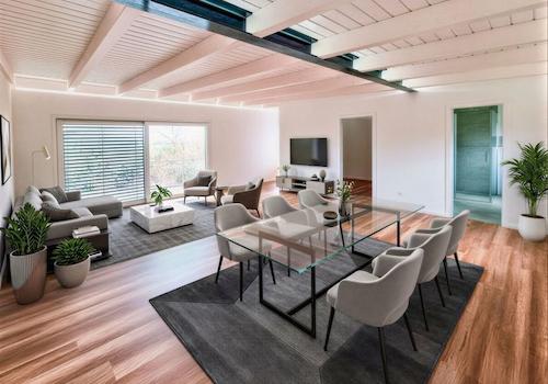 Anbau Wohnzimmer Homestaging