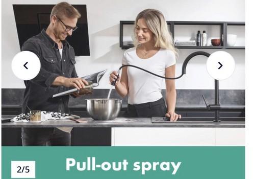 Wasserhahn mit Auszug