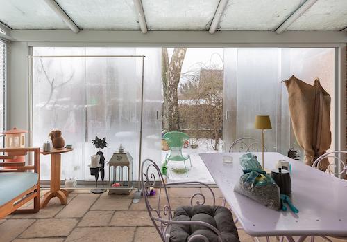 überdachte Terrasse