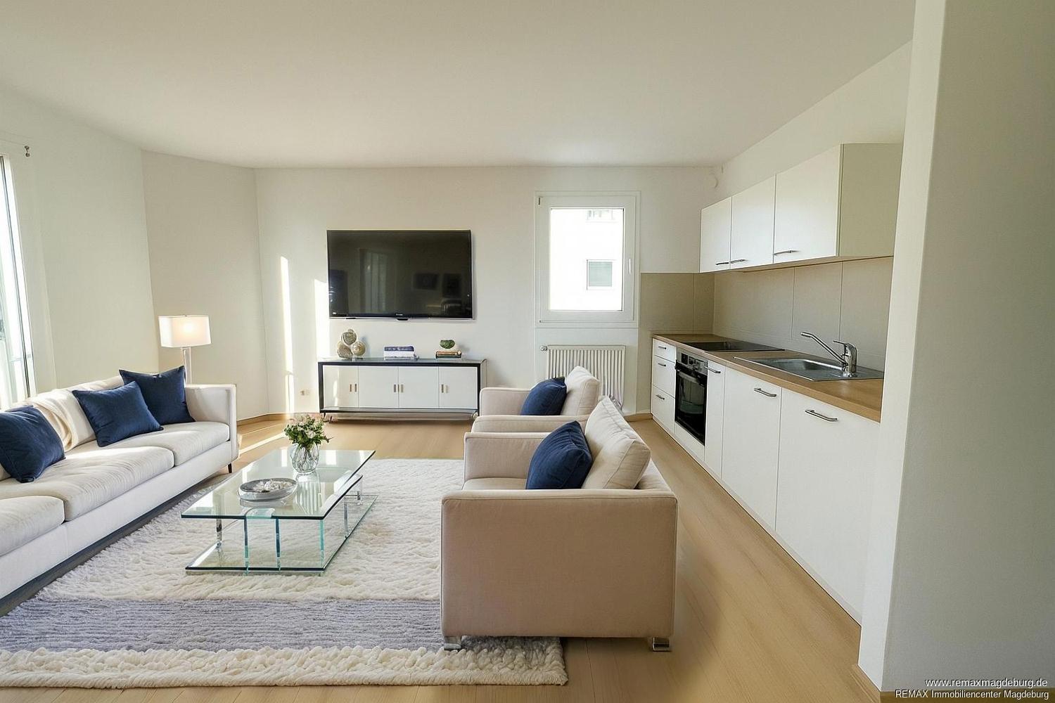 Wohnküche Beispiel KI unterstützt