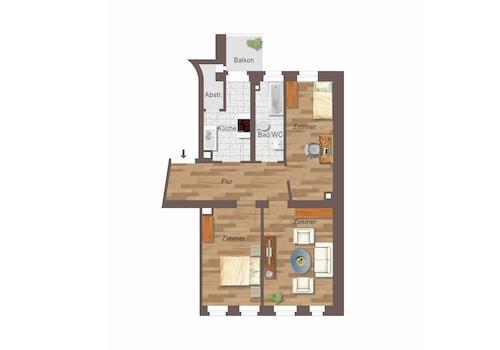 Leipzig - Neulindenau | Grundriss