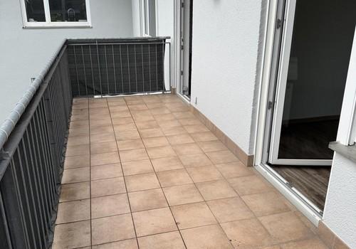 Balkon vom Schlafzimmer aus