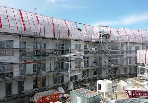 Innenhof - Bautenstand April 2026