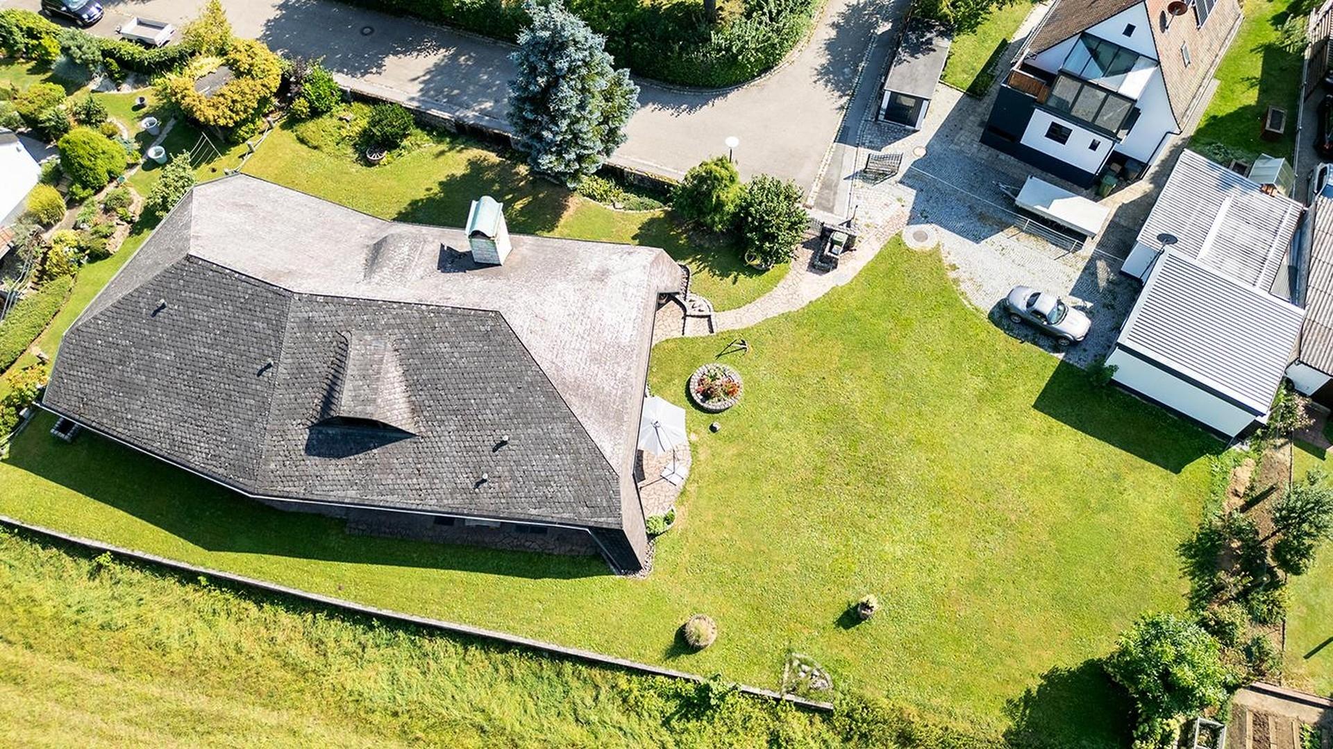 Grundstück von oben