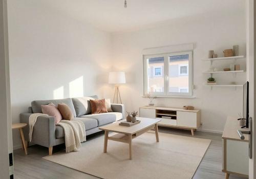 Wohnzimmer - (KI generiert)