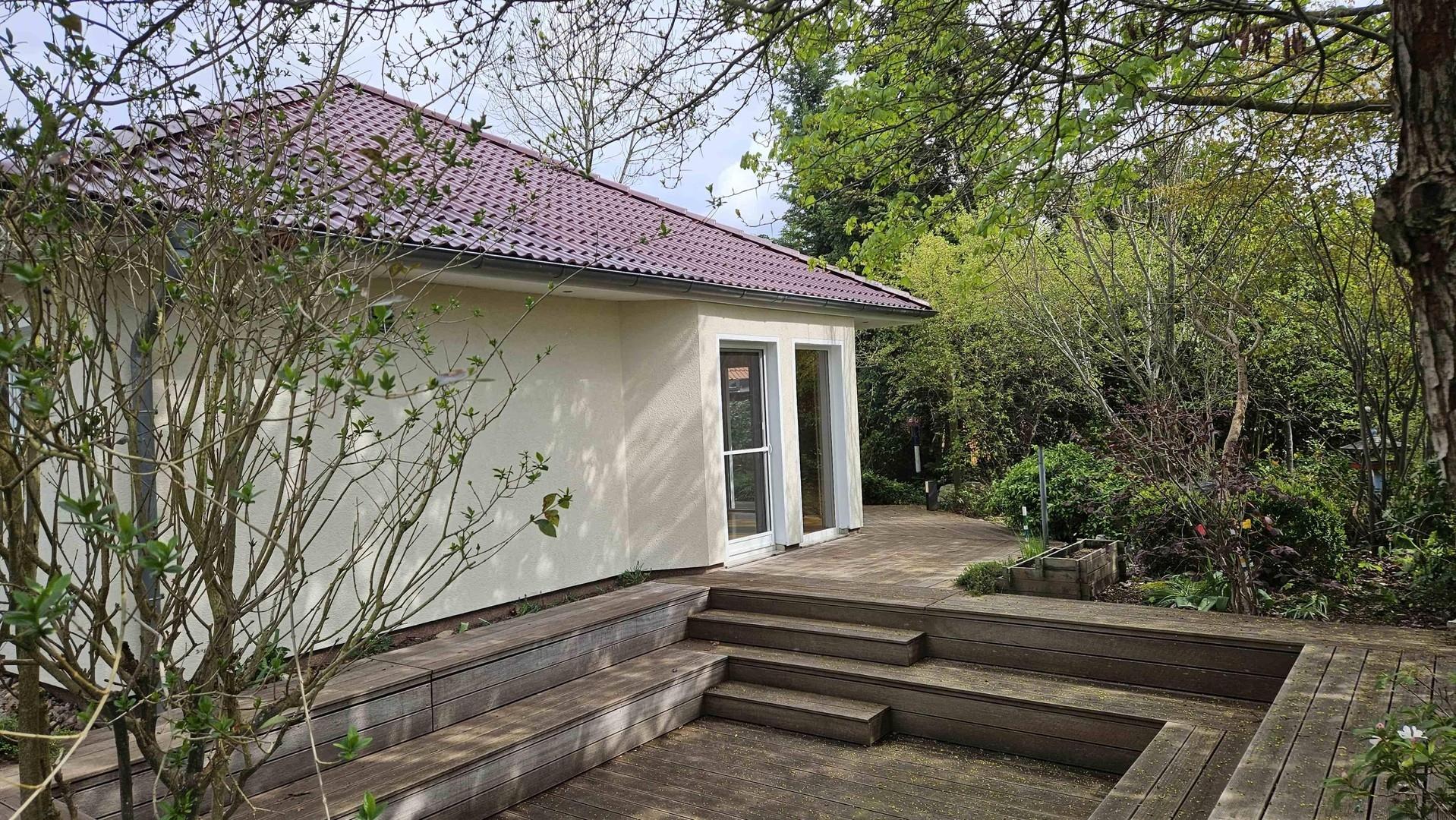 Rückansicht Süd mit Tiefterras