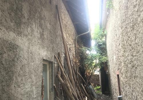 Hintere Teil des Gebäude