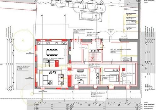 geplanter Grundriss EG