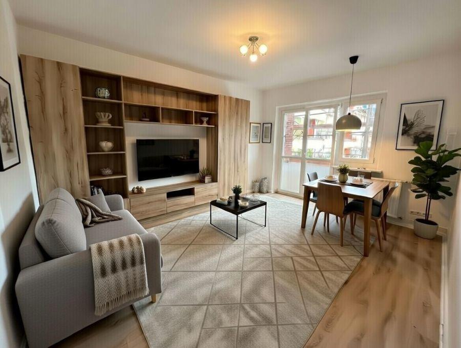 KI erstellte Möblierung Wohnzimmer