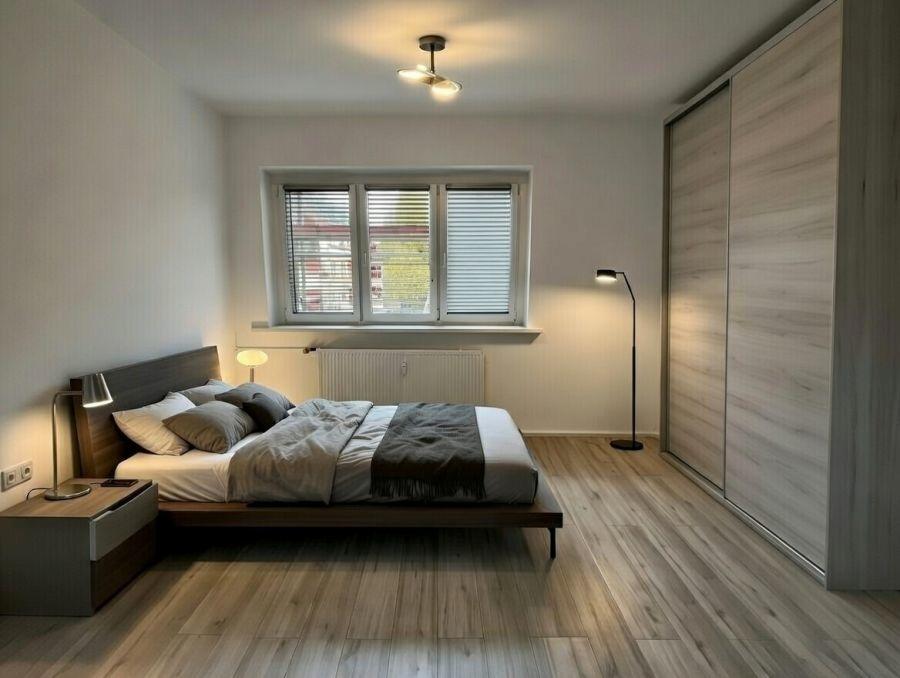 KI erstellte Möblierung Schlafzimmer