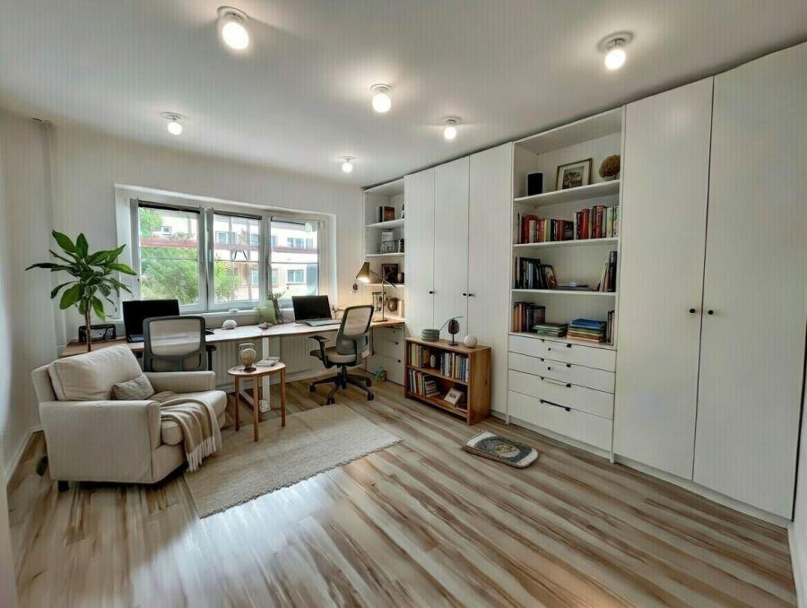 KI erstellte Möblierung Arbeitszimmer