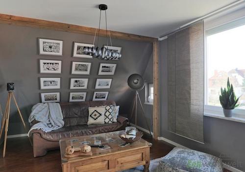 dekorierte Sofa-Sitzecke