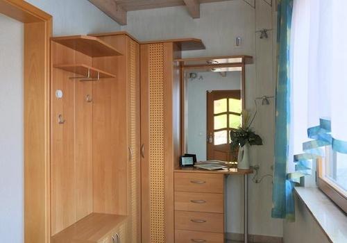 Garderobe am Hauseingang