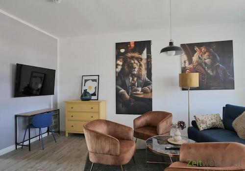 Blick ins Wohnzimmer