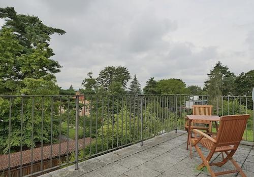 Ausblick vom Dachbalkon