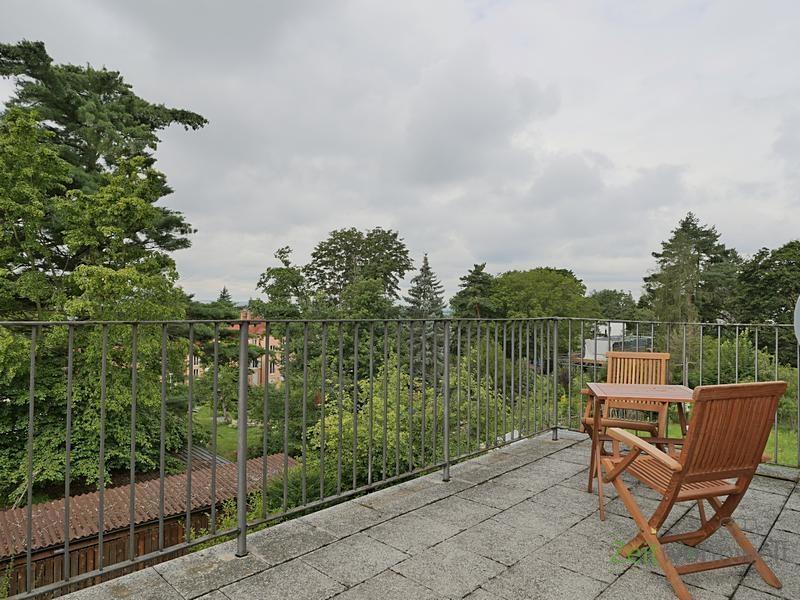 Ausblick vom Dachbalkon