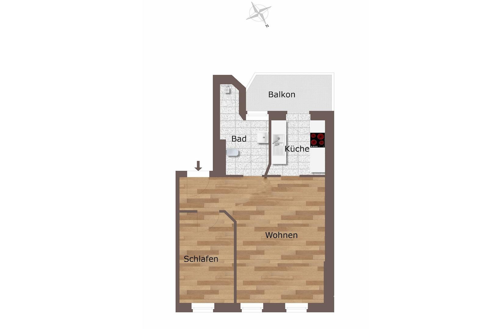 Leipzig - Volkmarsdorf |Grundriss