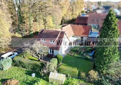 Seitenansicht und Gartensicht