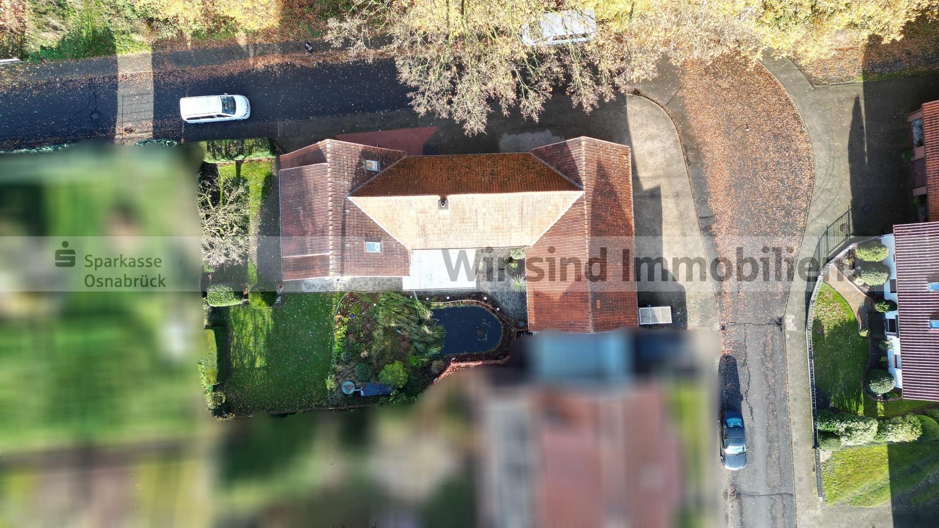 Vogelperspektive Grundstück