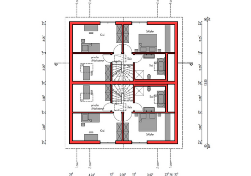 Grundriss Dachgeschoss