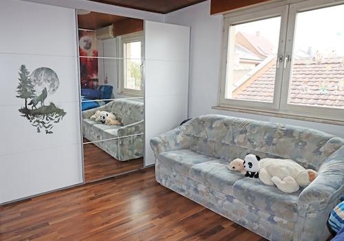 Schlafbereich Wohnung II, OG