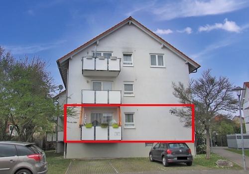 Blick auf die Wohnung