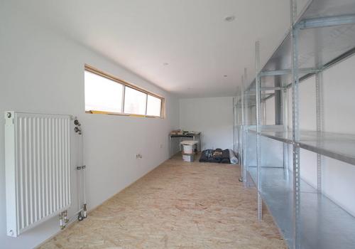Beheizbarer Lageberereich mit ca. 2 m Deckenhöhe