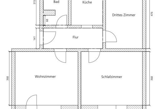 Grundrisse 3 Zimmer Wohnung