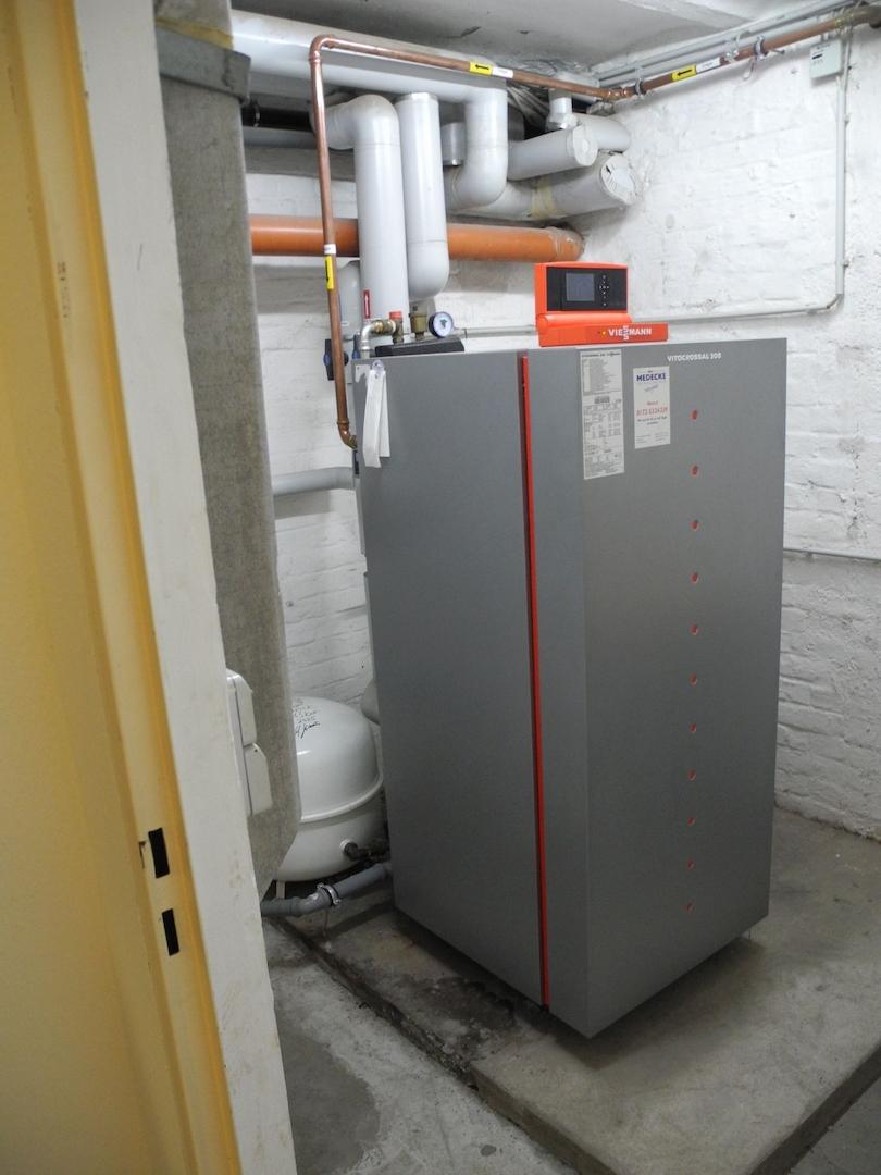 Gas-Heizungsanlage im Kellergeschoss