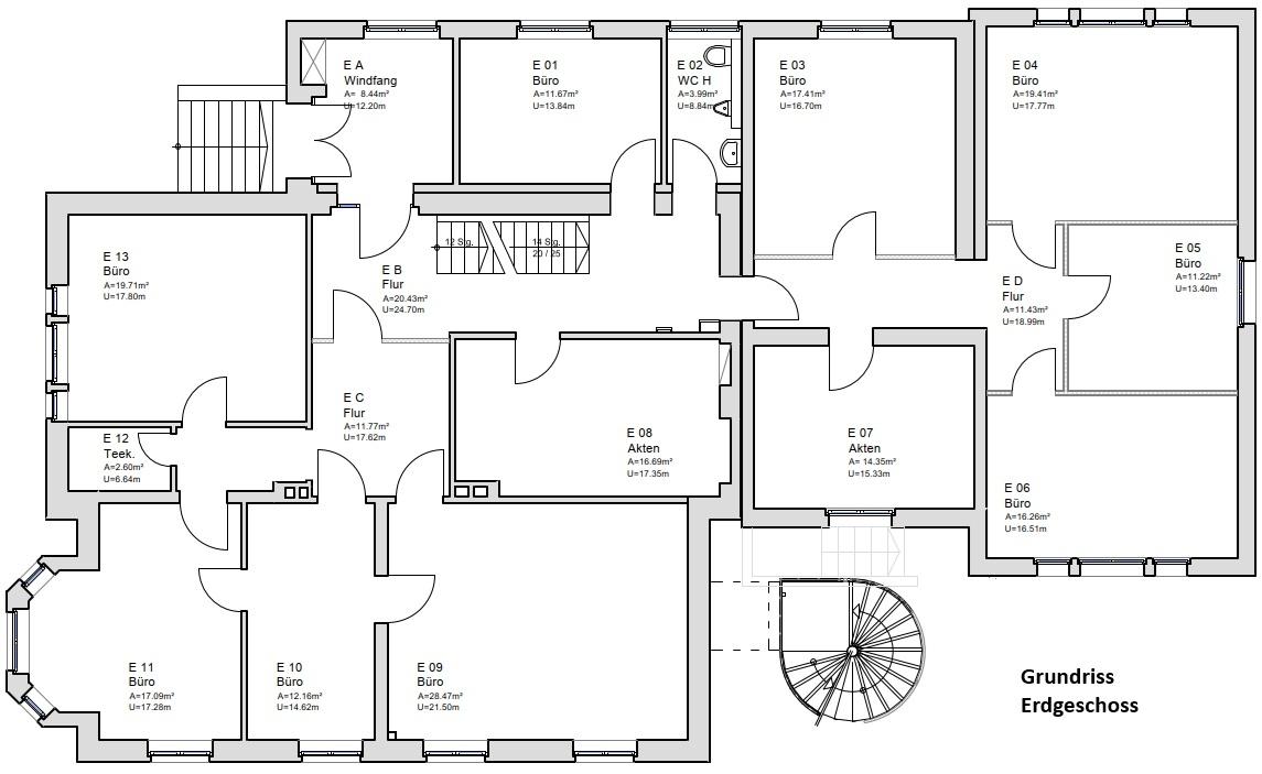 Grundriss Erdgeschoss