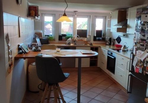 Blick in die offene Küche