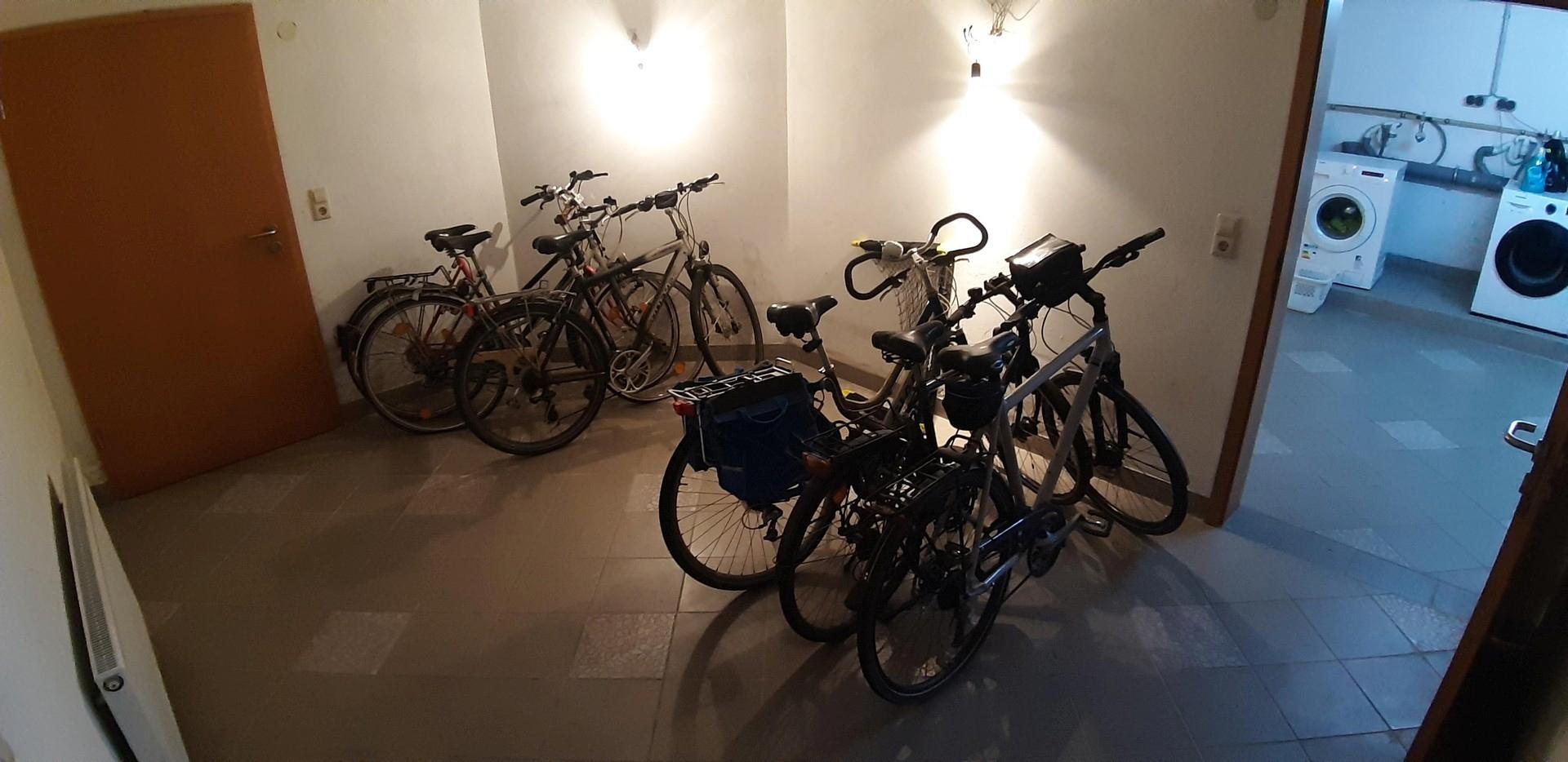 Fahrradabstellraum im Keller