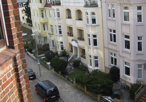 Blick aus dem Wohnzimmer