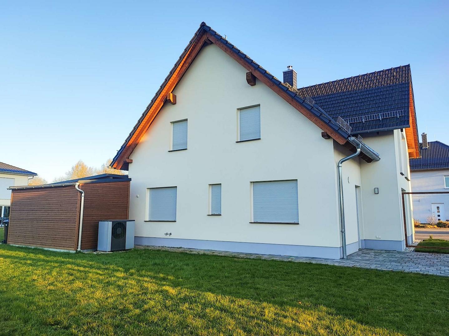 Rückseite des Hauses