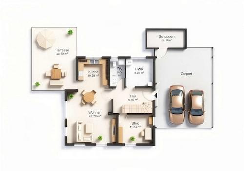 Grundriss EG ca.74,78m²