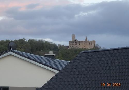 Blick zu Trimburg v. Bürofenst