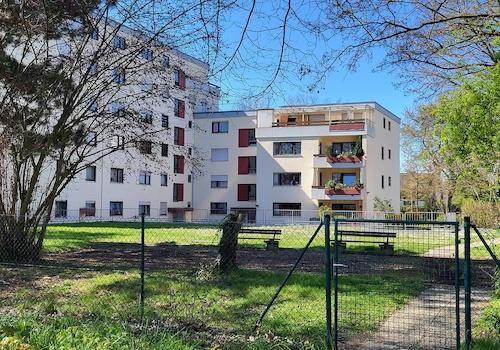 Rückansicht Zugang Murgdamm