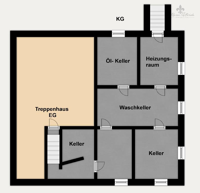 Grundriss Farbig - KG