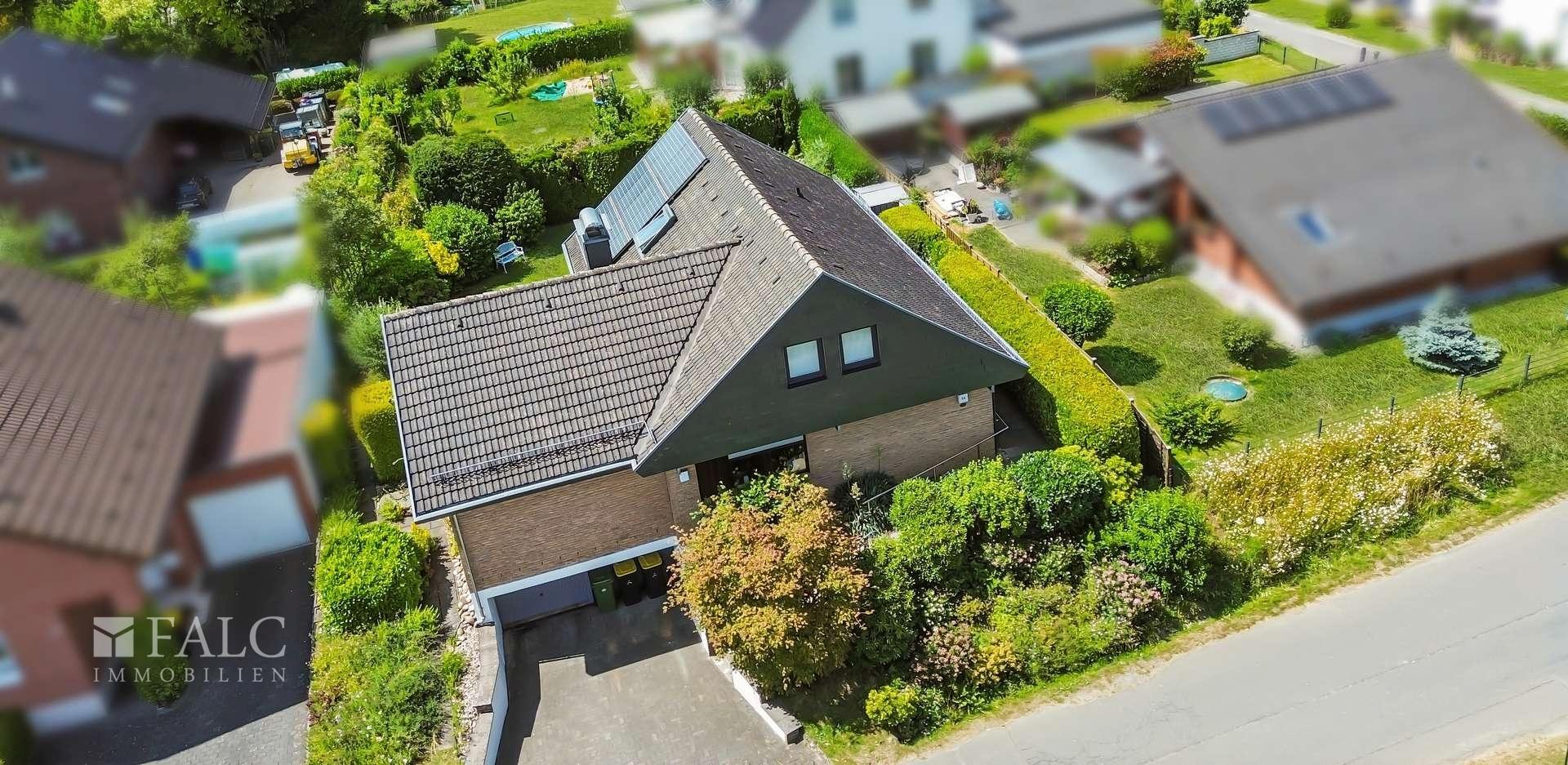 Luftaufnahme Staßenseite