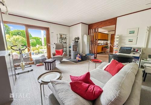 Wohnraum mit Kaminofen