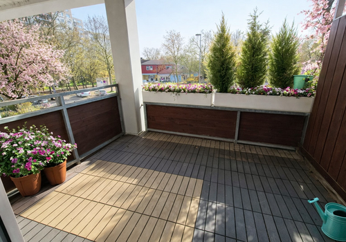 BALKON 2KI dekoriert