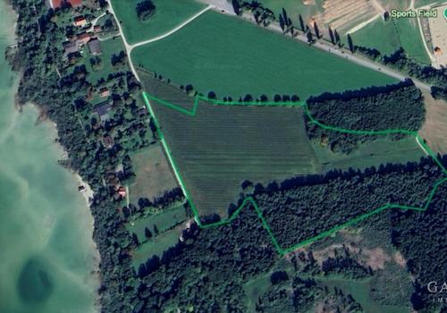 Grundbesitz von oben