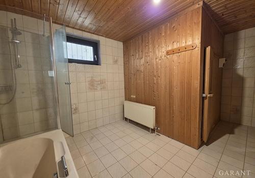 Bad mit Dusche und WC Ansicht Sauna UG1