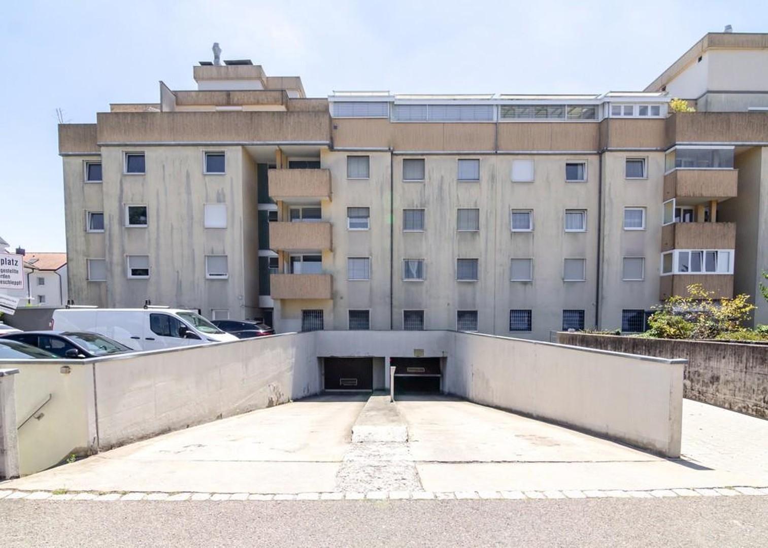 Einfahrt in die Tiefgarage