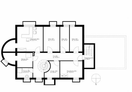 Grundriss Untergeschoss