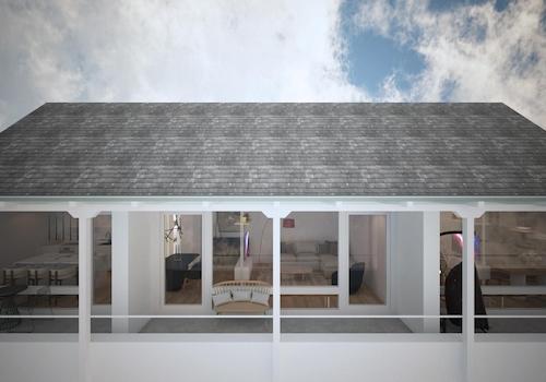 Außenterrasse nach Sanierung