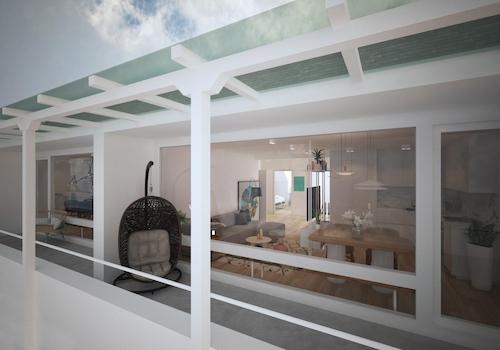 Außenterrasse nach Sanierung