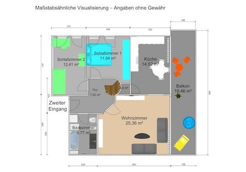 Plan 2D Obergeschoss
